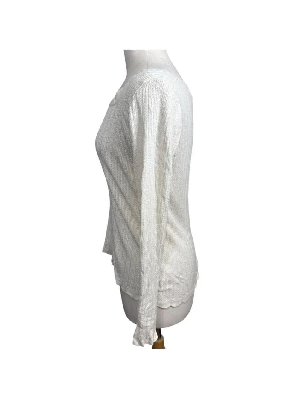 Ryegrass Sweater, Size‎ M, White